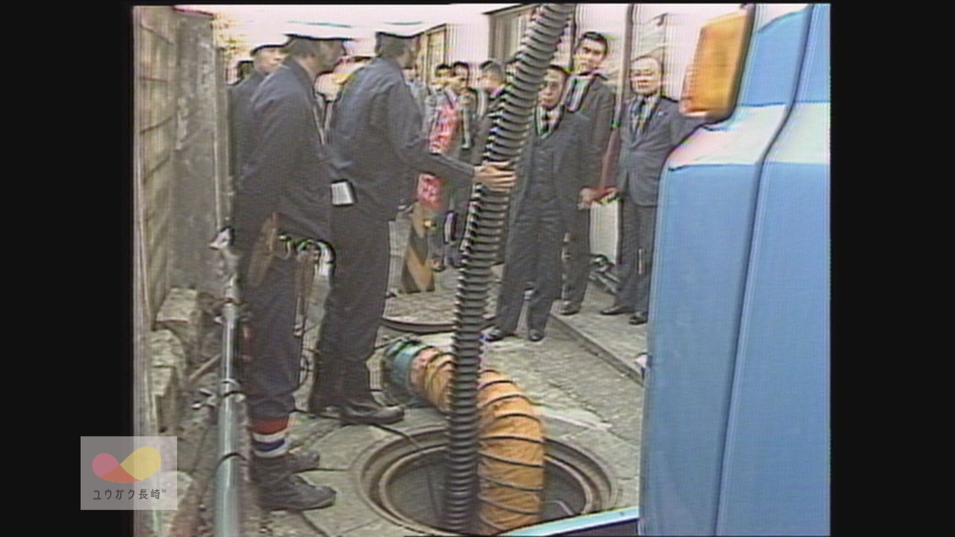 長崎・時津間～旧電電公社「光ケーブル」敷設開始～本格的光通信時代の幕開け　イメージ